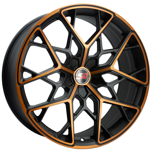 Llanta Spacwheels PW29 Black Face Gold 3