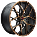 Llanta Spacwheels PW29 Black Face Gold 4