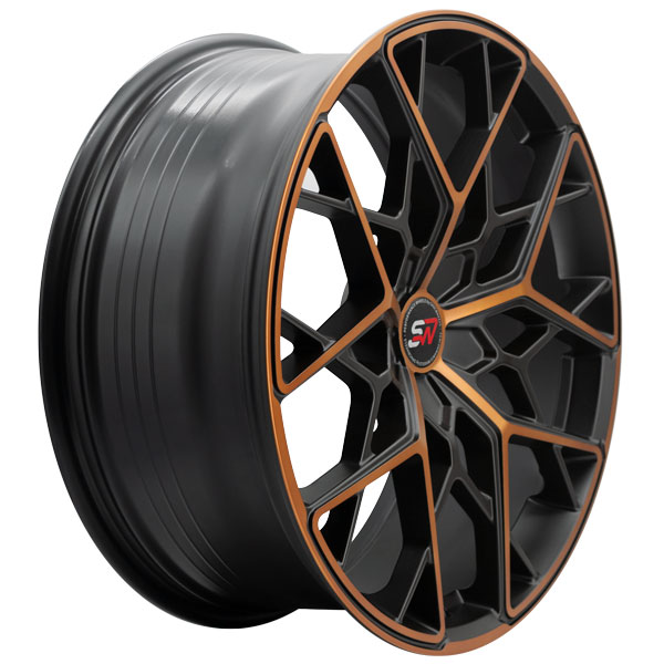 Llanta Spacwheels PW29 Black Face Gold 5