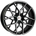 Llanta Spacwheels PW29 Black Machine Face 3