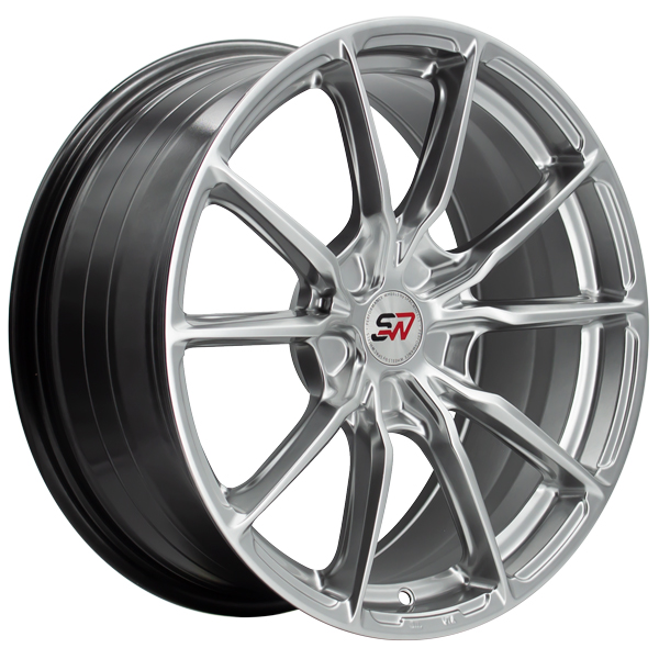 Llanta Spacwheels SW11 Hyper Silver 4