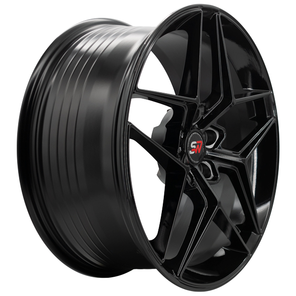 Llanta Spacwheels SW53 Black Glossy 5