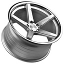 Llanta Vertini RFS1.7 Plata Aro Inox 2
