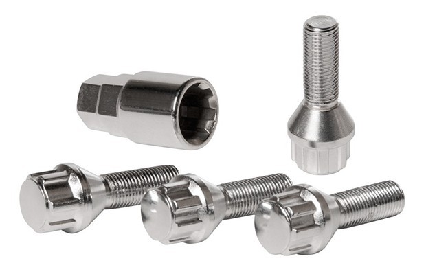 Tornillo antirrobo cilíndrico tipo Torx negro 4