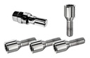 Tornillo antirrobo cónico tipo Torx negro 2