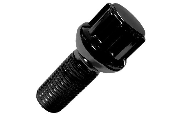 Tornillo antirrobo esférico negro 2