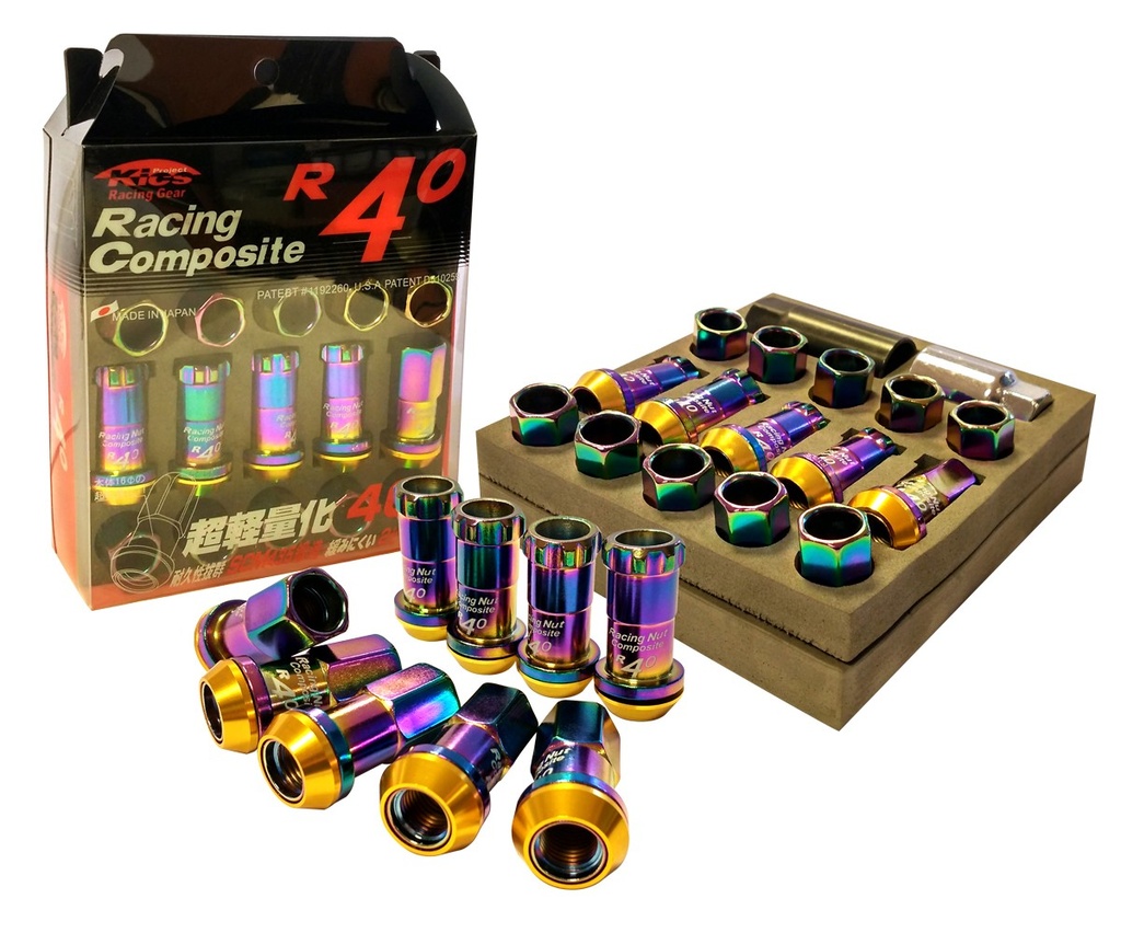 Tuerca abierta cónica rainbow 4