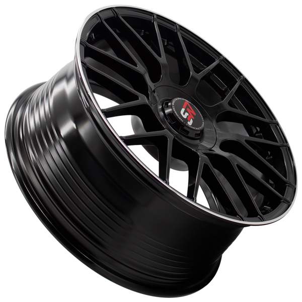 Llanta Spacwheels F083 Black Gloss / Lip Alum 2