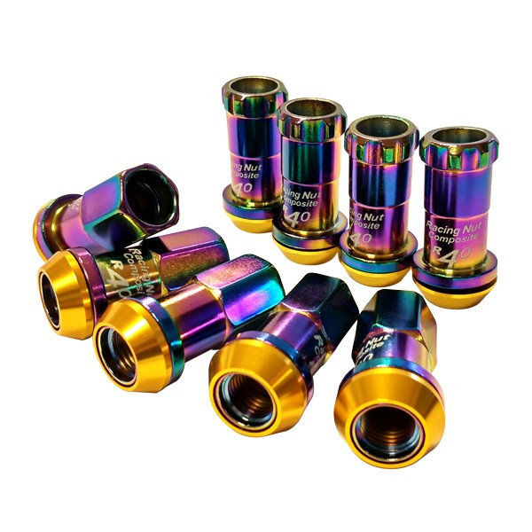 Tuerca abierta cónica rainbow