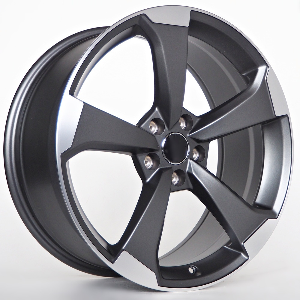 Llanta 4R Fade Satin Gunmetal Machined Face