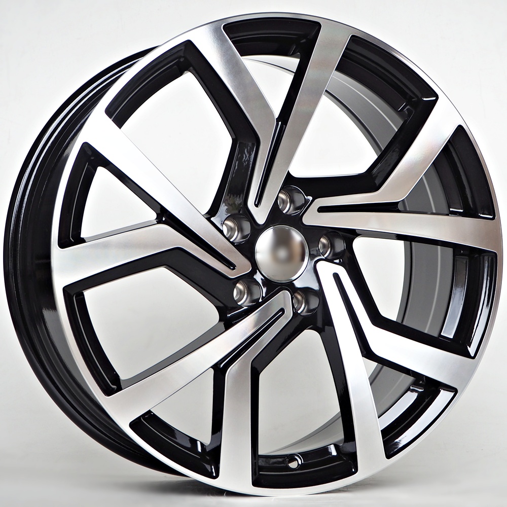 Llanta 4R Fina Black Matt Face Machined