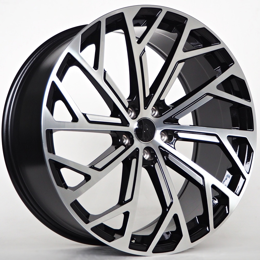 Llanta 4R Flame Black Face Machined