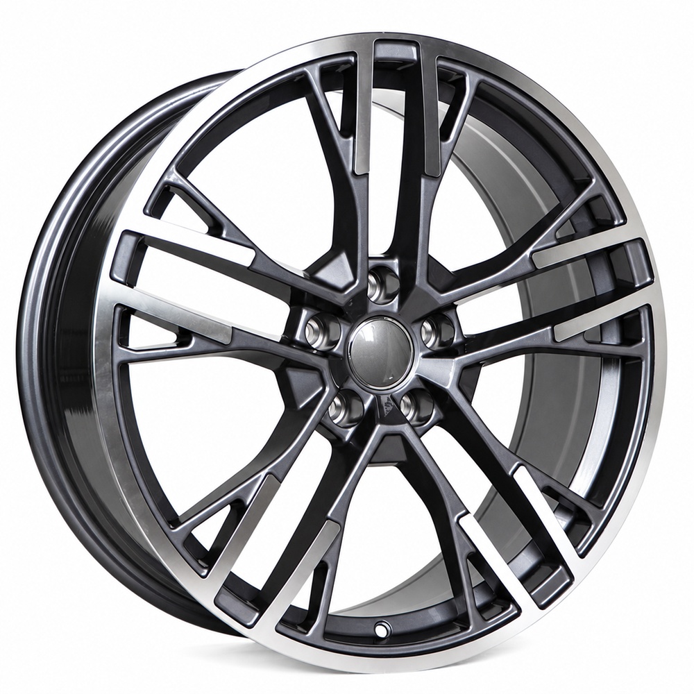 Llanta 4R Kami Grey Face Machined