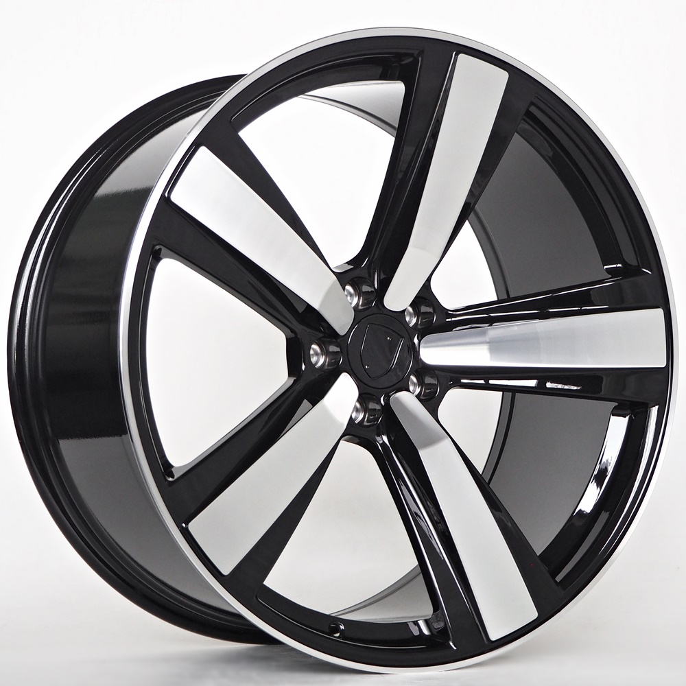 [00000017043069] Llanta 4R Marvin Black Face Machined (22" 11.5J ET61 5x130 CB71.6)