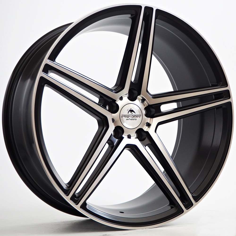 [00000017016407] Llanta Forzza Bosan Black Matt Face Machined (20" 9J ET30 5x112 CB66.5)