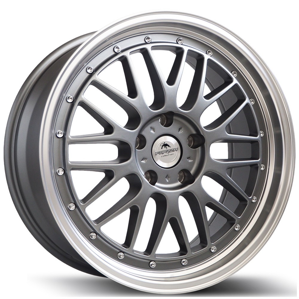 Llanta Forzza Brave Gun Half Matt/Lip Machined