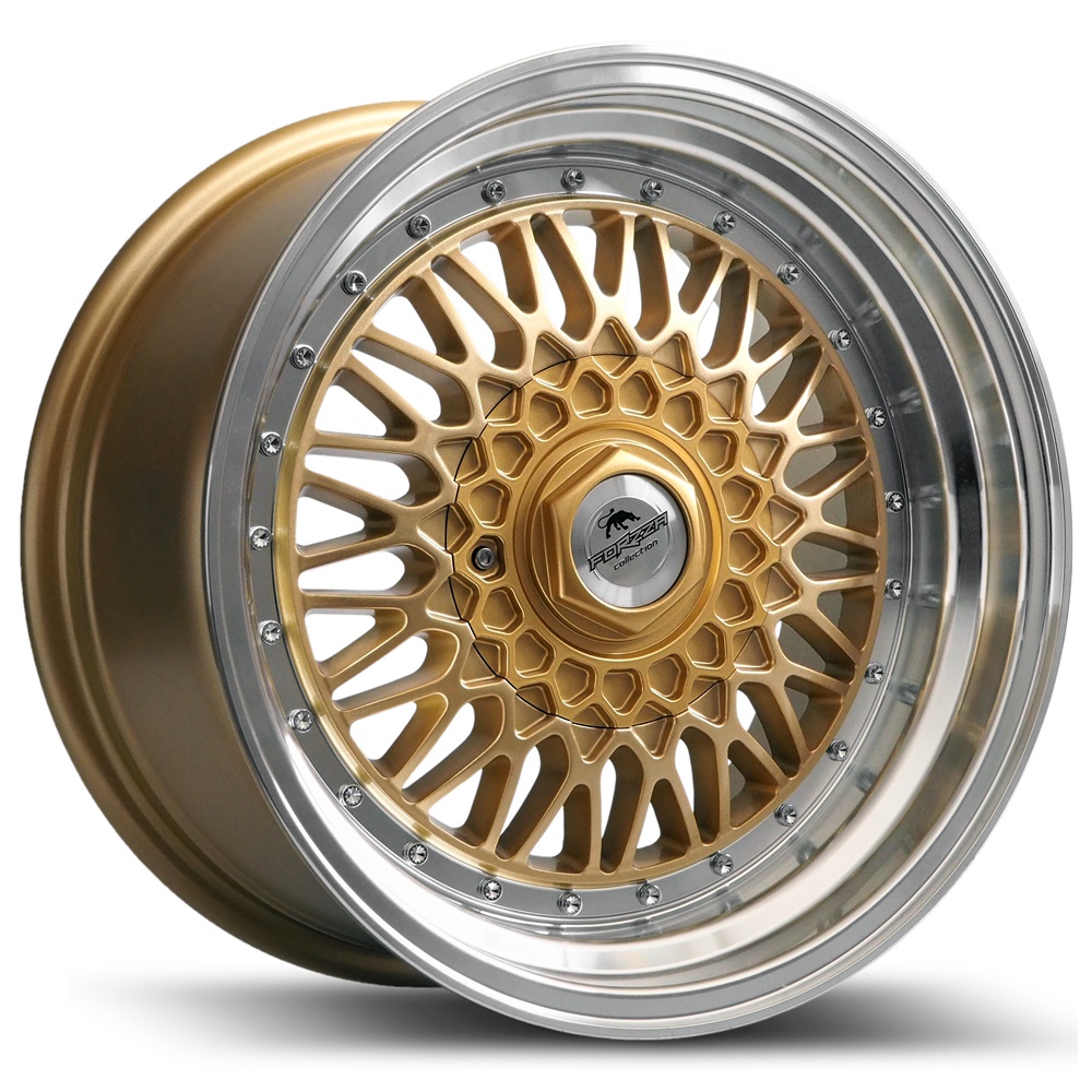 [00000017023627] Llanta Forzza Malm Gold/Lip Machined (15" 8J ET20 4x100/4x108 CB74.1)
