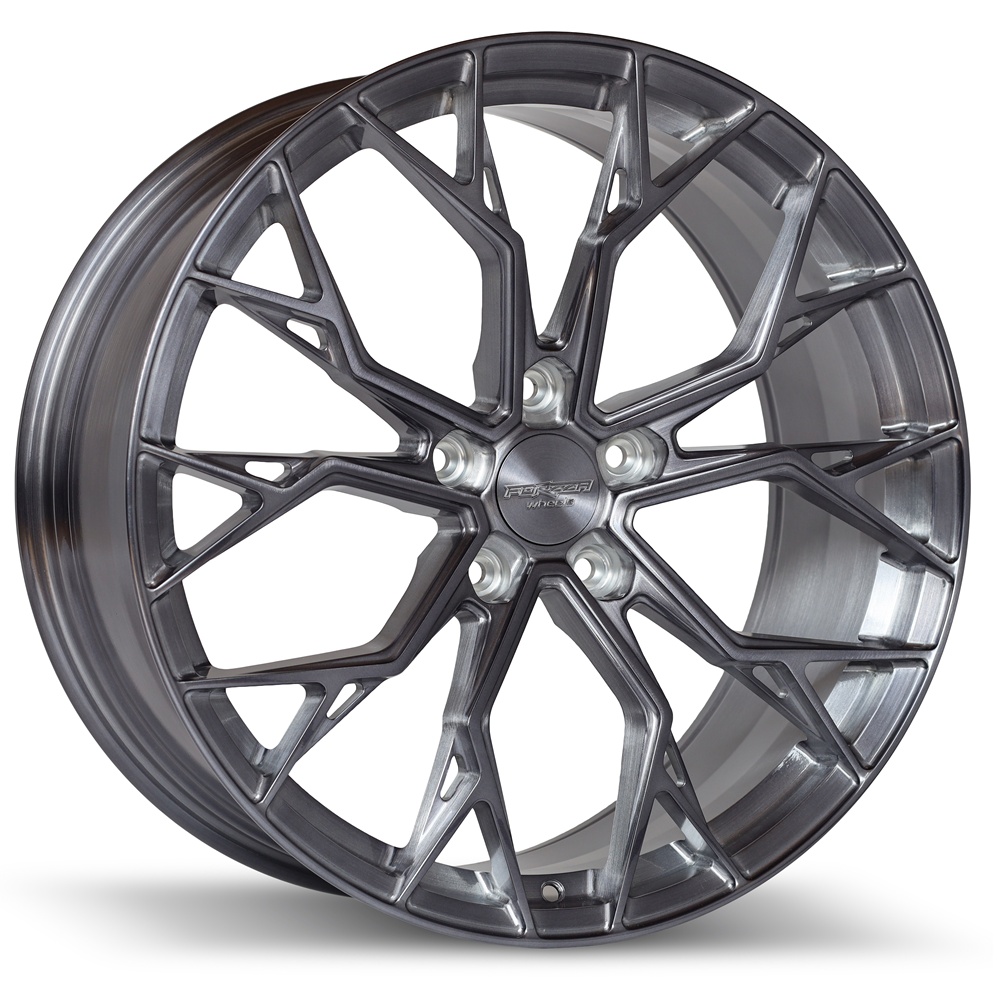 [00000017044394] Llanta Forzza TITAN Brushed + grey clear coat (21" 9.5J ET61 5x130 CB71.6)