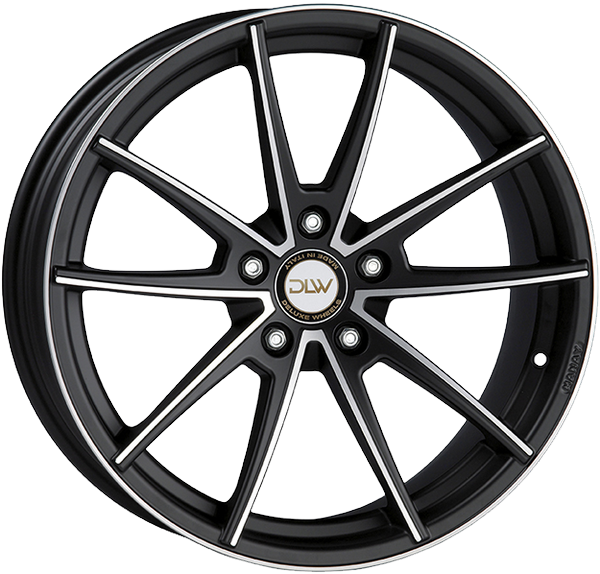 [SN-23943] Llanta DLW Manay-K Matt Black Polish (19" 8.5J ET40 5x112 CB78.1)