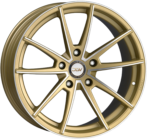 [SN-23944] Llanta DLW Manay-K Matt Gold Polish (19" 8.5J ET40 5x112 CB78.1)