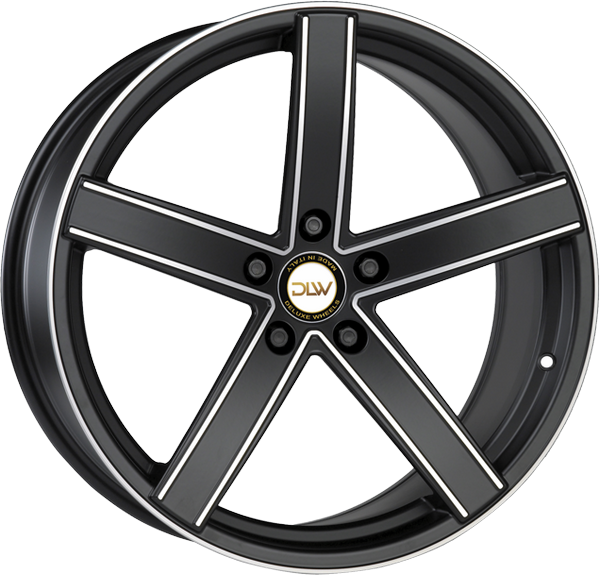 [SN-24085] Llanta DLW Uros-K Matt Black Polish (19" 8.5J ET35 5x112 CB78.1)
