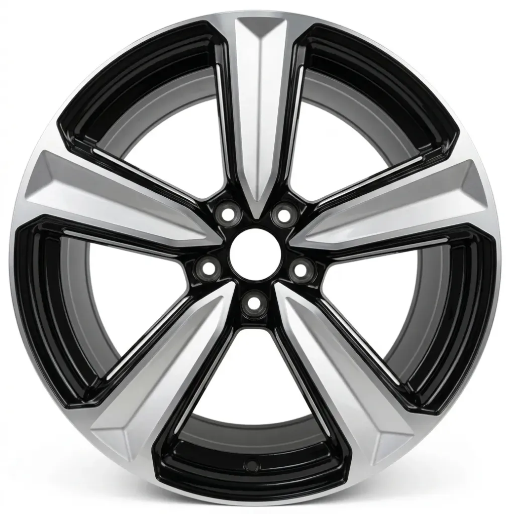 DQ018 GLOSSY BLACK MACHINED FACE
