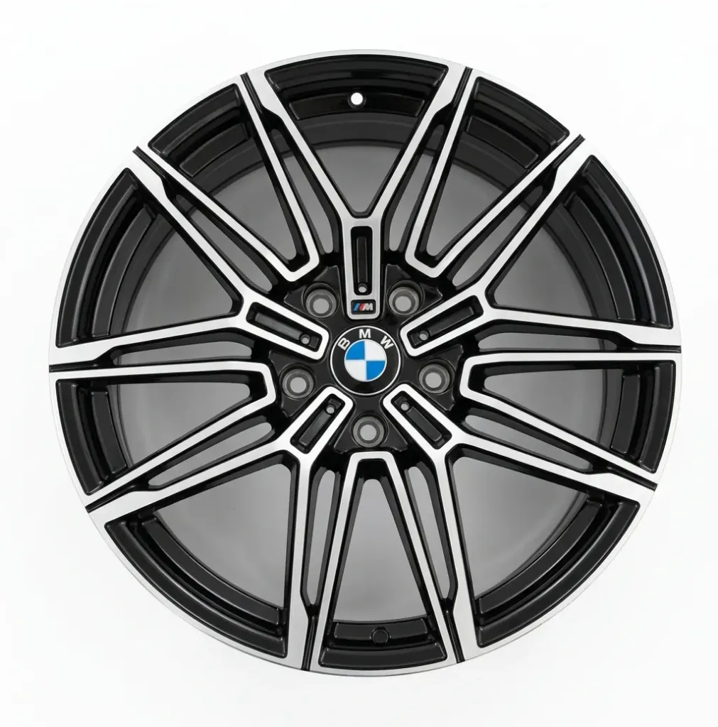 F078 GLOSSY BLACK MACHINED FACE