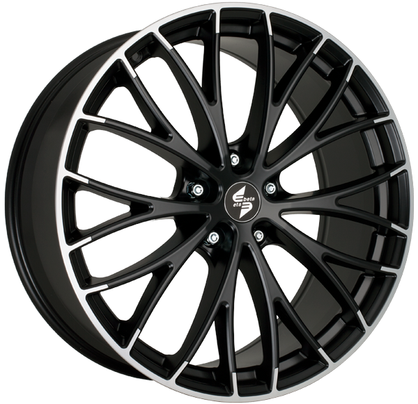 [SN-23427] Llanta Eta Beta Piuma-C Shiny Black Polish Special Edition (20" 9J ET42 5x120 CB65.1)