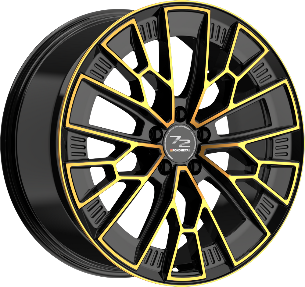 Llanta Fondmetal 1972 Glossy Black Bronze Machined