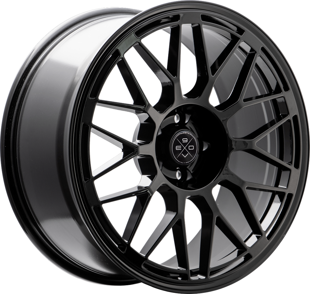 [SN-40577] Llanta Fondmetal 9EVO Glossy Black (17" 7J ET35 4x98 CB58.1)