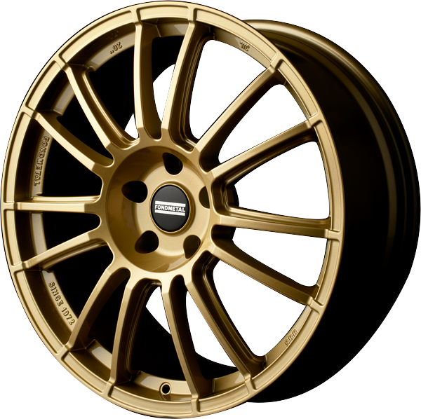 [SN-39845] Llanta Fondmetal 9RR Glossy Gold (17" 7J ET35 4x98 CB58.1)