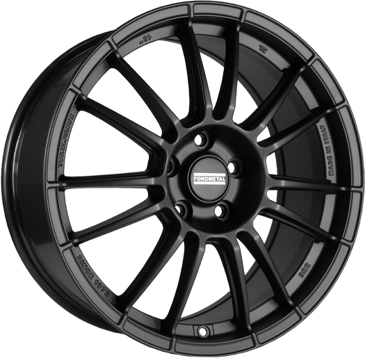 [SN-19729] Llanta Fondmetal 9RR Matt Black (17" 7J ET35 4x98 CB58.1)