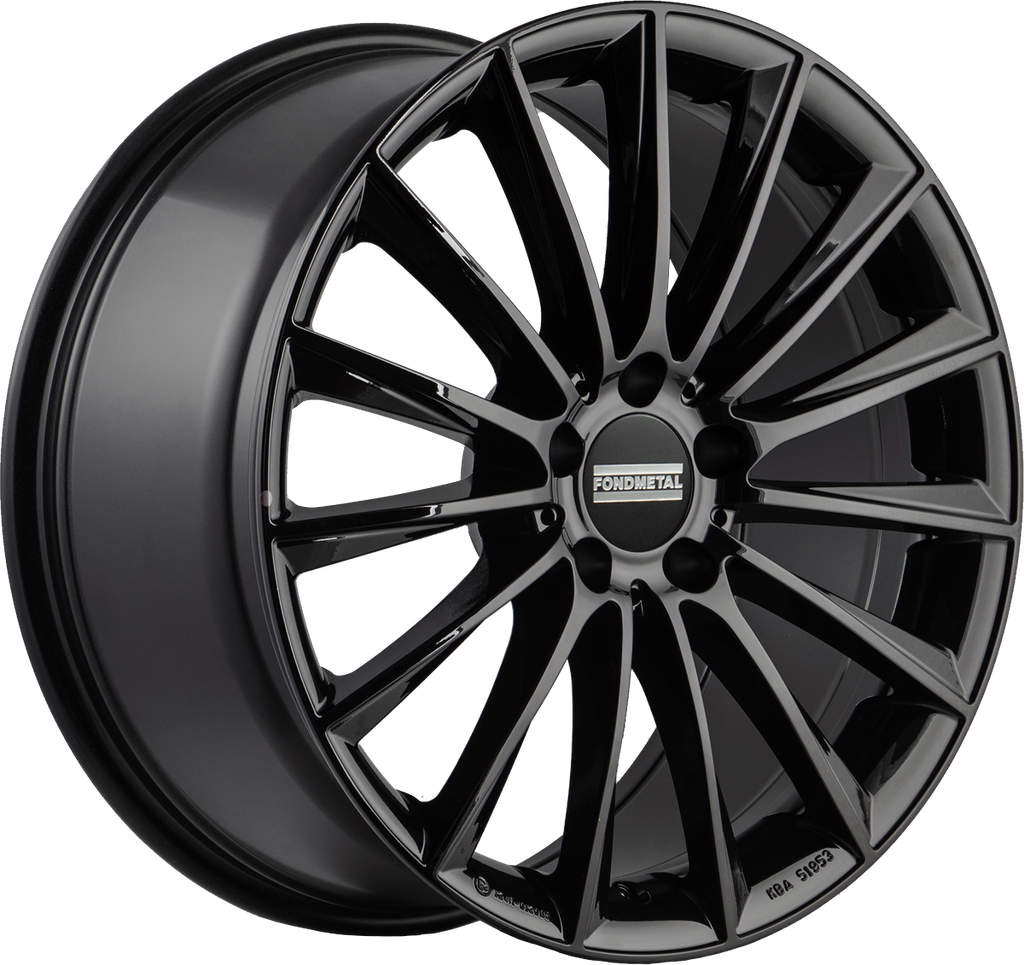 [SN-44295] Llanta Fondmetal Aidon Glossy Black (19" 8J ET38 5x112 CB66.6)