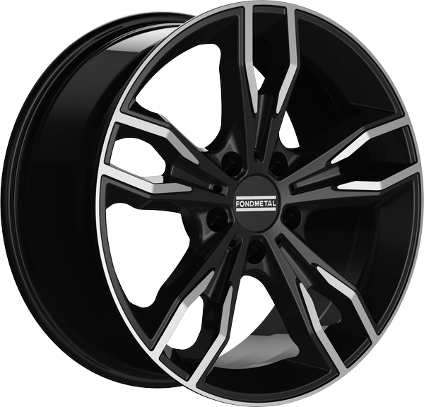 Llanta Fondmetal Alke Glossy Black Machined