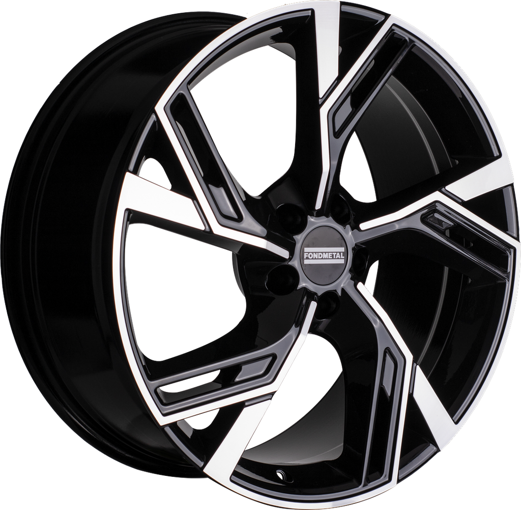 [SN-41259] Llanta Fondmetal Atena Glossy Black Machined (21" 9J ET26 5x112 CB66.5)