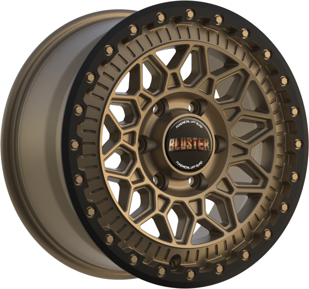 [SN-46988] Llanta Fondmetal Bluster Matt Braun Black Lip (18" 8J ET50 5x120 CB65.1)