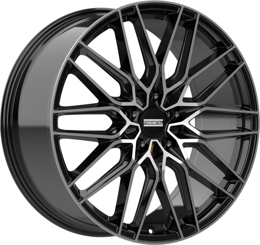 [SN-44277] Llanta Fondmetal Cratos Glossy Black Machined (21" 11J ET59 5x130 CB71.6)