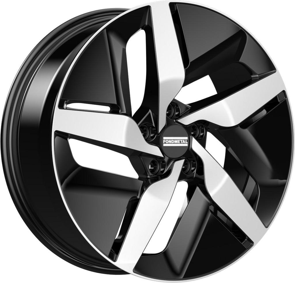 [SN-45772] Llanta Fondmetal E-Joule Glossy Black Machined (20" 9J ET34 5x114.3 CB64.1)