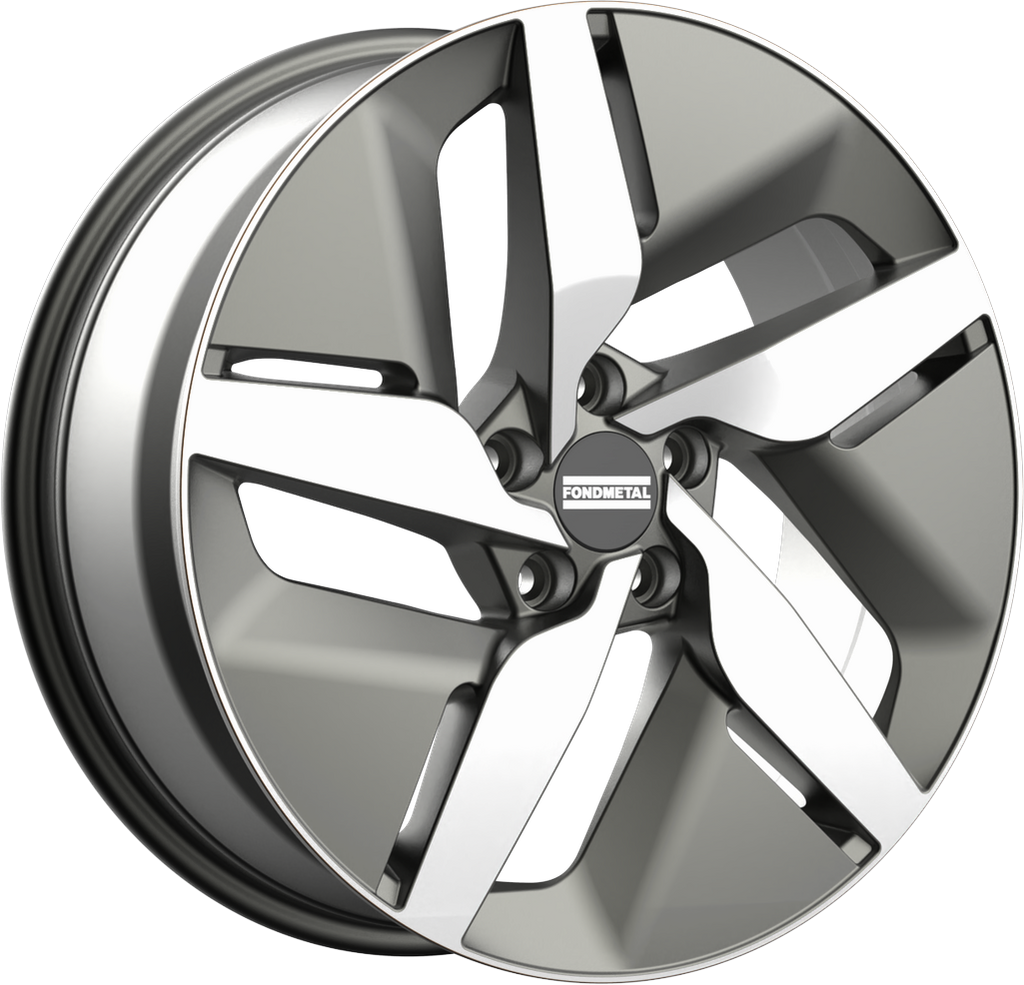 [SN-45823] Llanta Fondmetal E-Joule Glossy Titanium Machined (20" 9.5J ET45 5x114.3 CB64.1)