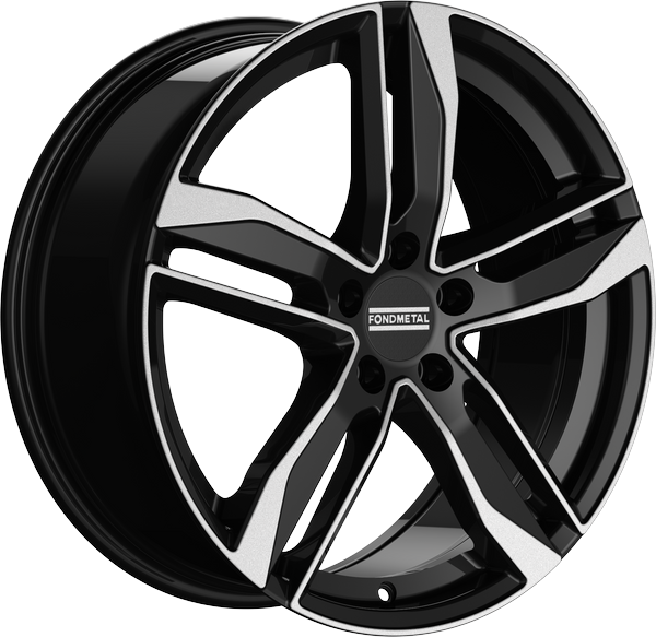 [SN-33005] Llanta Fondmetal Hexis Glossy Black Machined