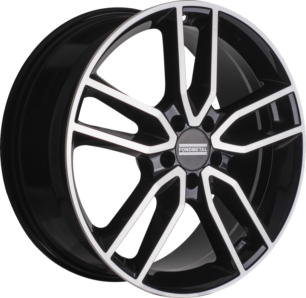 [SN-54759] Llanta Fondmetal Koros Glossy Black Machined (17" 7J ET40 5x114.3 CB66.1)