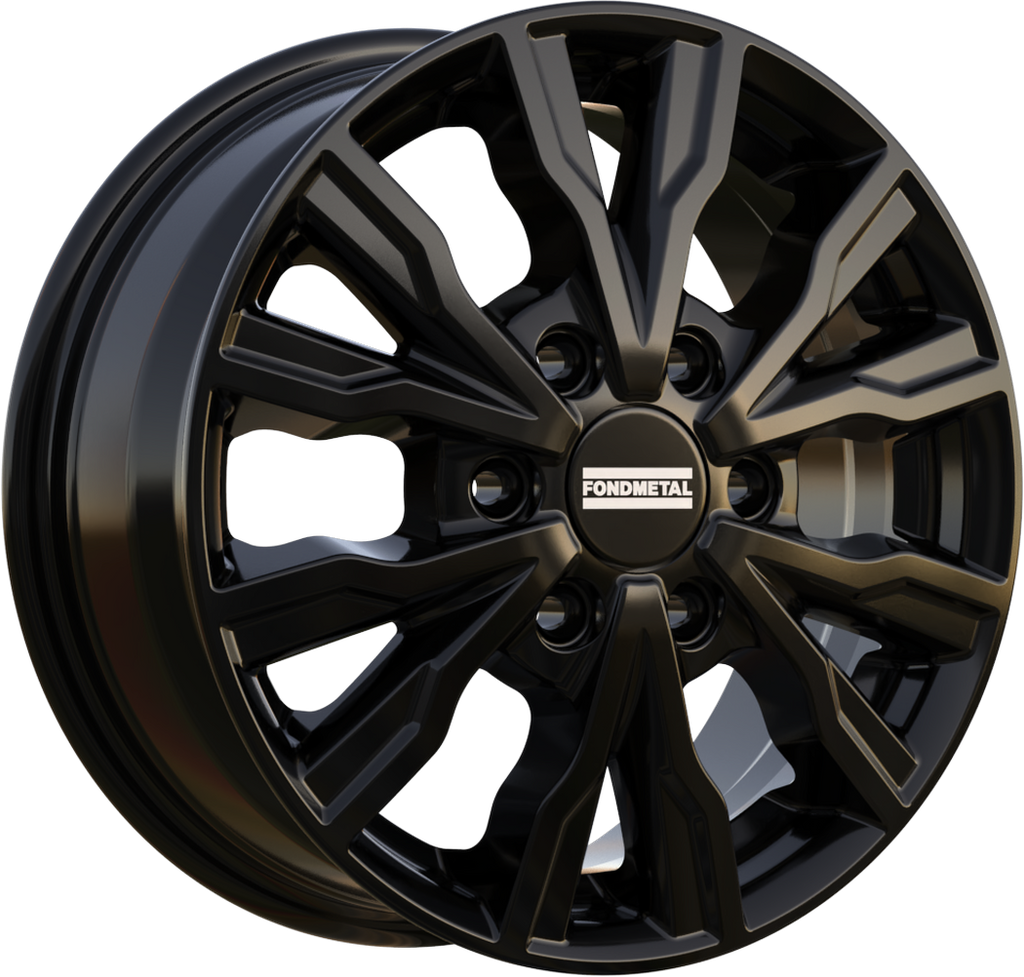 [SN-47521] Llanta Fondmetal PRO2 Glossy Black (17" 7J ET50 6x130 CB84.1)