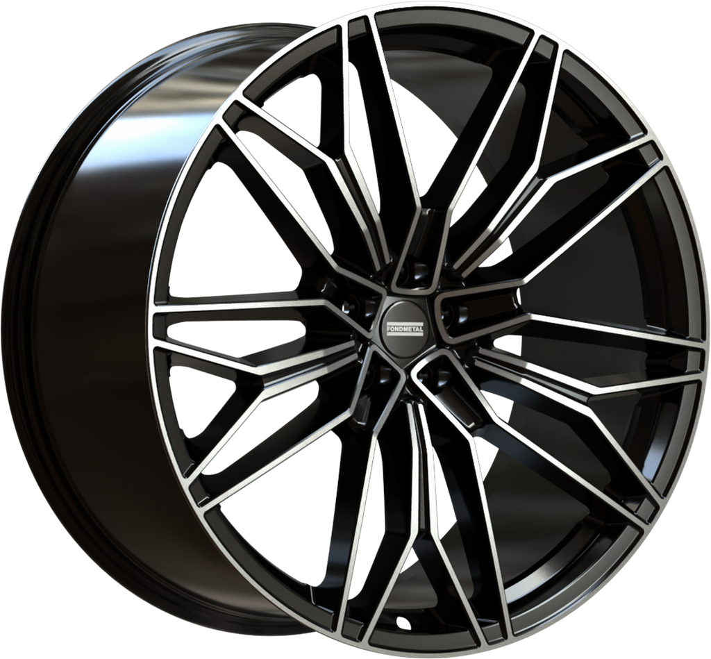 [SN-54800] Llanta Fondmetal STC-23 Glossy Black Machined (23" 10J ET28 5x130 CB71.6)