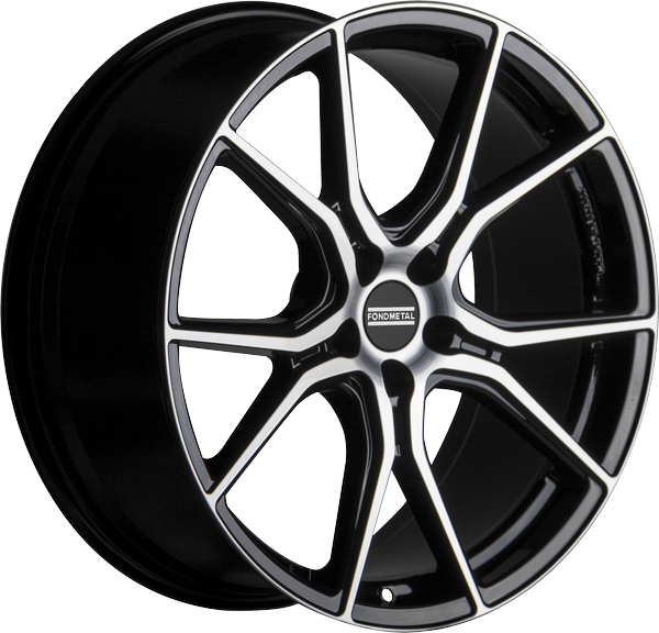 [SN-40309] Llanta Fondmetal STC-45 Glossy Black Machined (20" 9J ET38 5x114.3 CB70.6)