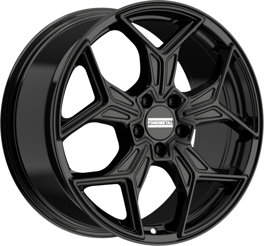 [SN-52846] Llanta Fondmetal Taranis Glossy Black (20" 8.5J ET50 5x112 CB66.5)