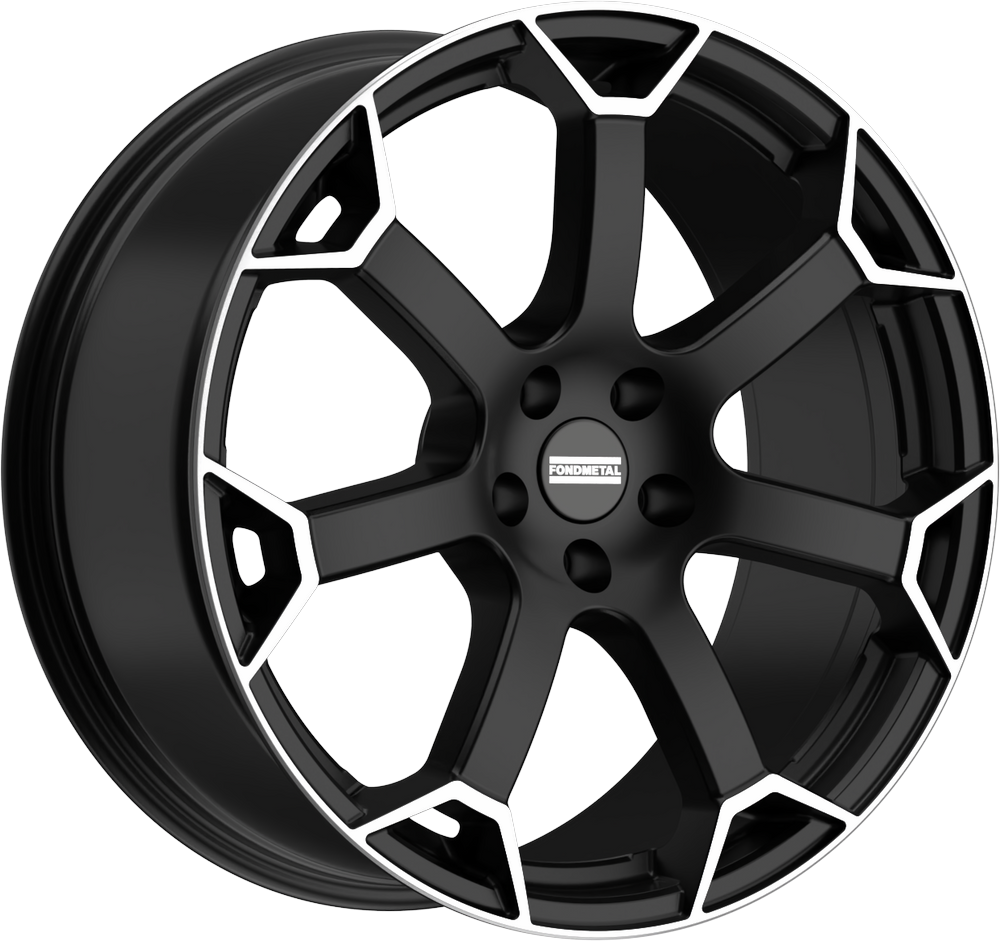 [SN-52856] Llanta Fondmetal Zephyrus Matt Black Machined (19" 8.5J ET32 5x112 CB66.5)