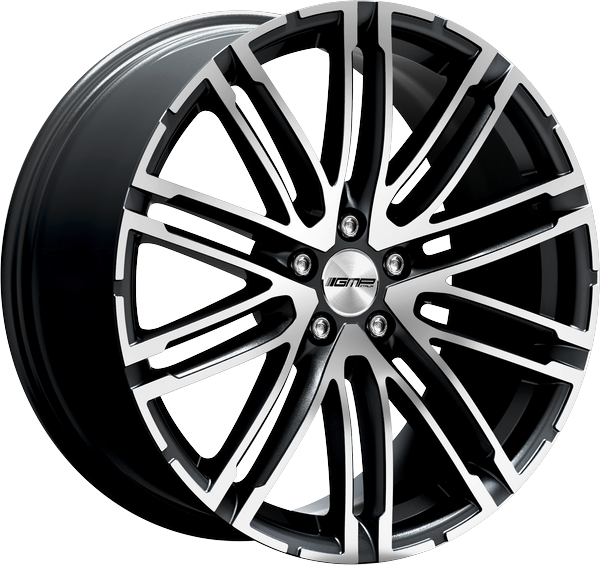 [SN-38813] Llanta GMP Targa Black Diamond (22" 11.5J ET52 5x130 CB71.6)
