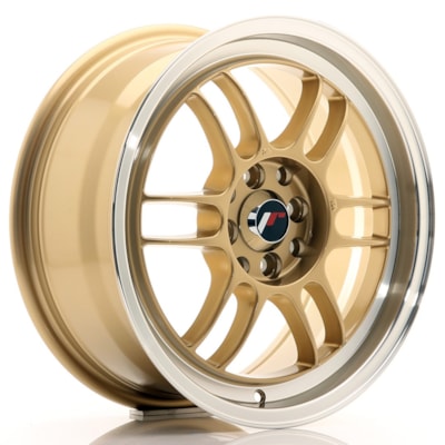 Llanta JR Wheels JR7 /114 Gold w/ Machined Lip