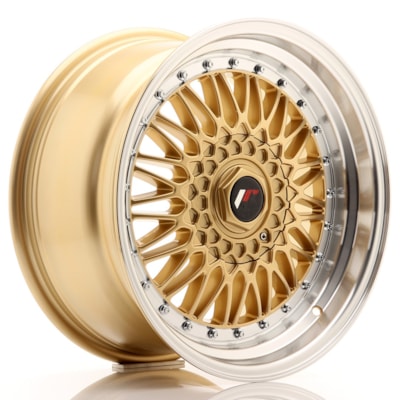 [JR9178592074GD] Llanta JR Wheels JR9 /120 Gold w/ Machined Lip (17" 8.5J ET20 5x112/5x120 CB74.1)