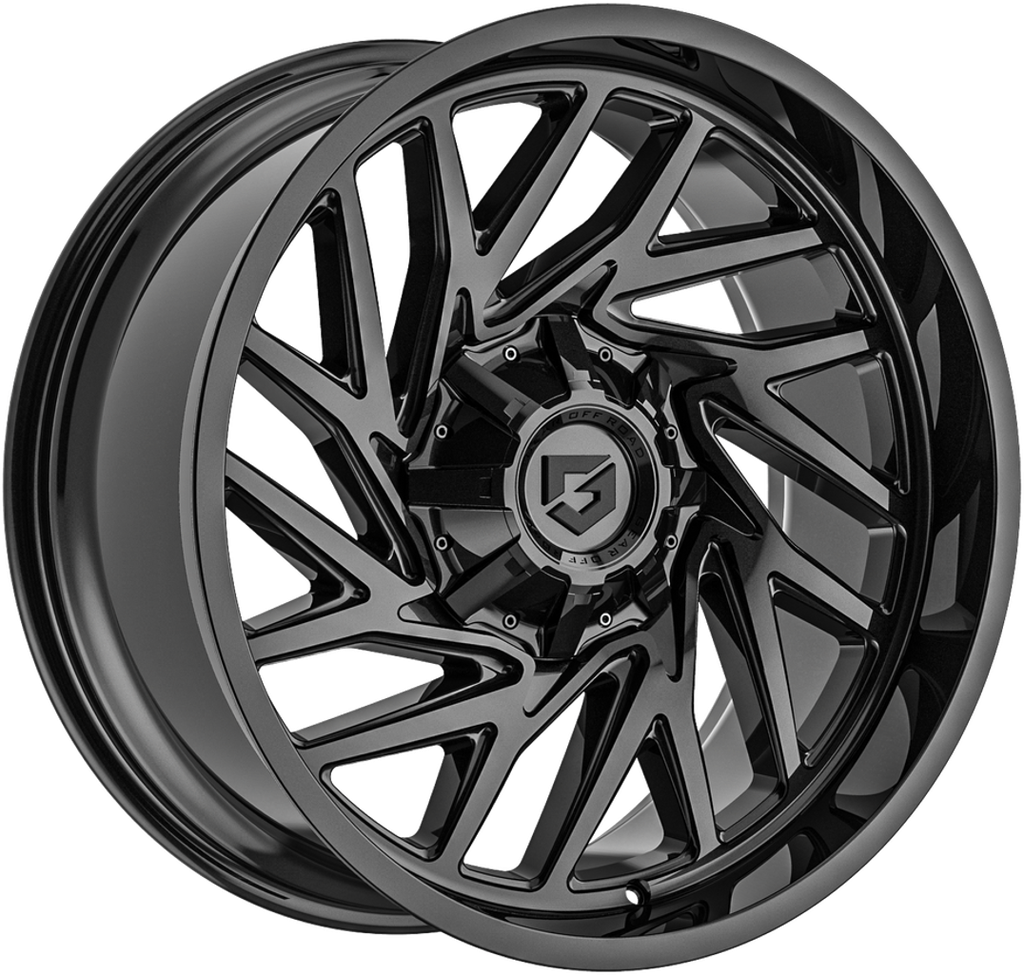 [SN-52257] Llanta Gear Off Road 769 Sequence Glossy Black (20" 9J ET0 5x114.3 CB78.1)